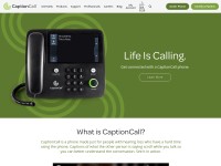 Desktop screenshot for captioncall.com