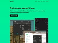Desktop screenshot for matetranslate.com