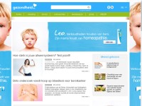 Desktop screenshot for gezondheid.be