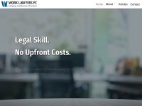 Desktop screenshot for worklawyers.com