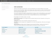 Desktop screenshot for unit-conversion.info