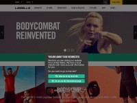 Desktop screenshot for lesmills.com