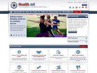 Desktop screenshot for health.mil
