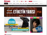Desktop screenshot for gunes.com