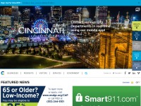 Desktop screenshot for cincinnati-oh.gov