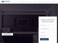 Desktop screenshot for adarshwelkinparkvillas.in