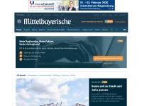 Desktop screenshot for mittelbayerische.de