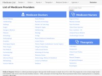 Desktop screenshot for medicarelist.com