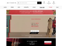 Desktop screenshot for beymen.com