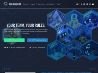 Desktop screenshot for teamspeak.com