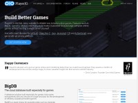 Desktop screenshot for playerio.com
