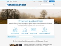 Desktop screenshot for handelsbanken.no
