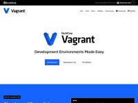 Desktop screenshot for vagrantup.com