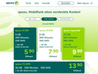 Screenshot of spusu.at