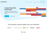 Desktop screenshot for productplan.com