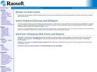 Desktop screenshot for raosoft.com