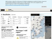 Desktop screenshot for smhi.se