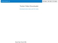 Desktop screenshot for twdownloader.net