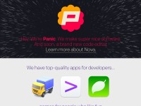 Desktop screenshot for panic.com