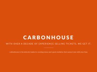 Desktop screenshot for carbonhouse.com