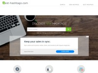 Desktop screenshot for best-hashtags.com