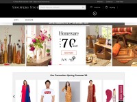 Desktop screenshot for shoppersstop.com