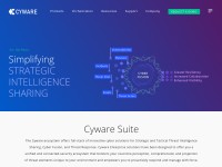 Desktop screenshot for cyware.com