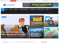 Desktop screenshot for cryptonewsz.com
