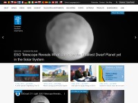 Desktop screenshot for eso.org