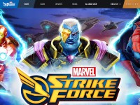 Desktop screenshot for marvelstrikeforce.com