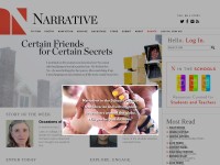 Desktop screenshot for narrativemagazine.com