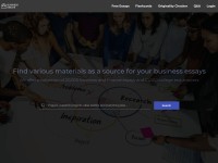 Desktop screenshot for businessays.net