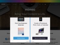 Desktop screenshot for mimeo.com