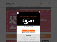 Desktop screenshot for biglots.com
