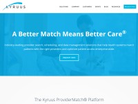 Desktop screenshot for kyruus.com
