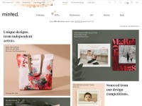 Desktop screenshot for minted.com