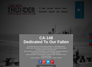 How ca-148.com looks like on a tablet such as an iPad.