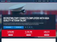 Desktop screenshot for recruitmilitary.com