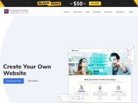 Desktop screenshot for templatetoaster.com