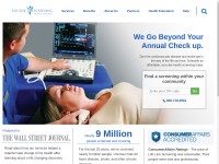Desktop screenshot for lifelinescreening.com