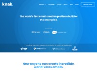 Desktop screenshot for knak.io