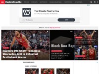 Desktop screenshot for raptorsrepublic.com