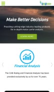 How cabadvantage.com looks like on a mobile device such as an iPhone.