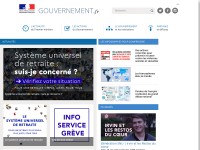 Desktop screenshot for gouvernement.fr