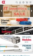 How cablesandkits.com looks like on a mobile device such as an iPhone.