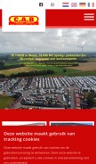 How cabtrucks.nl looks like on a mobile device such as an iPhone.