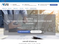 Desktop screenshot for aztax.com.vn