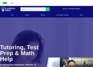 How caddellprep.com looks like on a tablet such as an iPad.