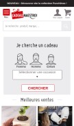How cadeau-maestro.com looks like on a mobile device such as an iPhone.