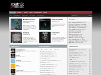 Desktop screenshot for sputnikmusic.com